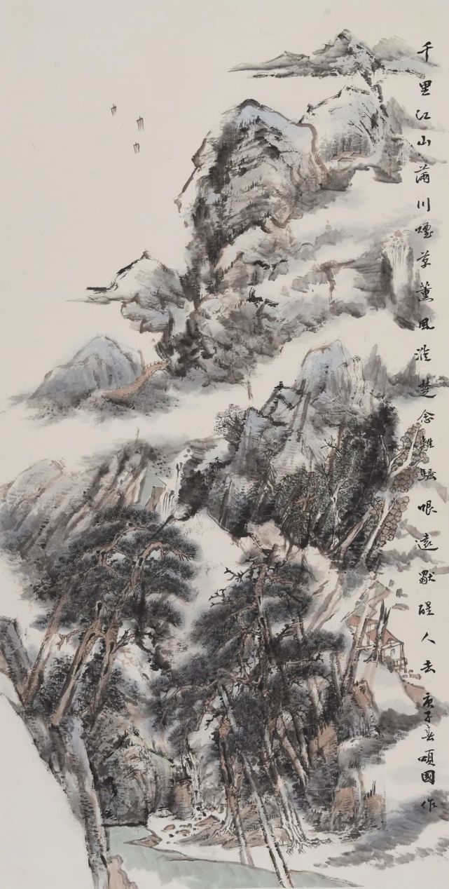 青山在 情怀依旧—93国画展|李颂国作品欣赏