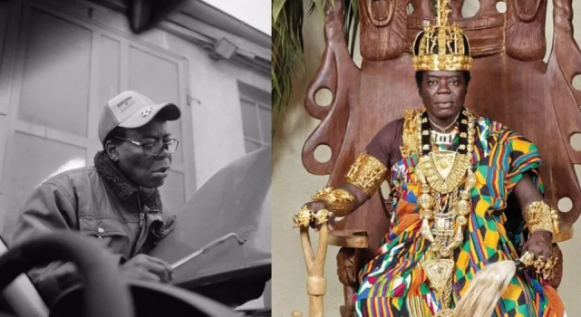 在非洲有一个叫加纳的地区,这里有个奇葩的皇帝,他穿着极有特色的传统