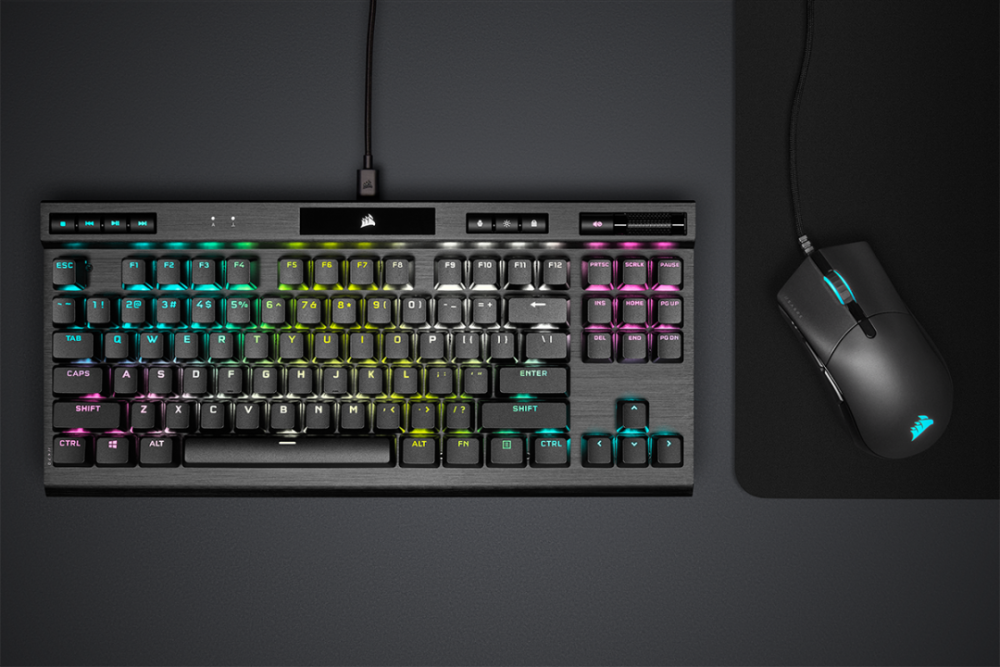 海盗船新款K70RGBTKL光轴机械键盘上架，售价899元banner广告设计