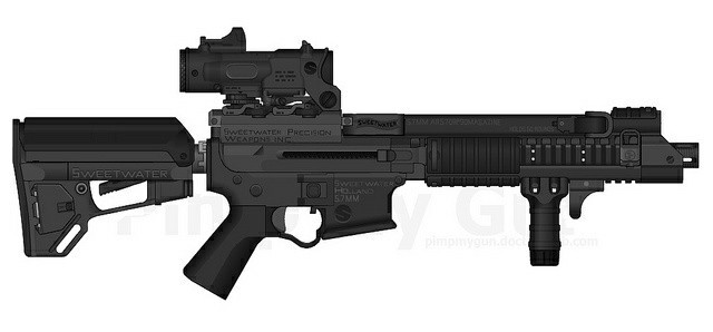 枪械图鉴ar57卡宾枪