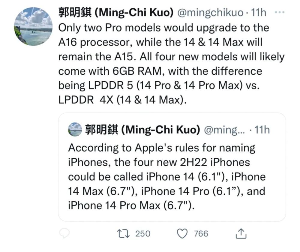 iPhone 14疑似图纸曝光，更多细节得到确认！