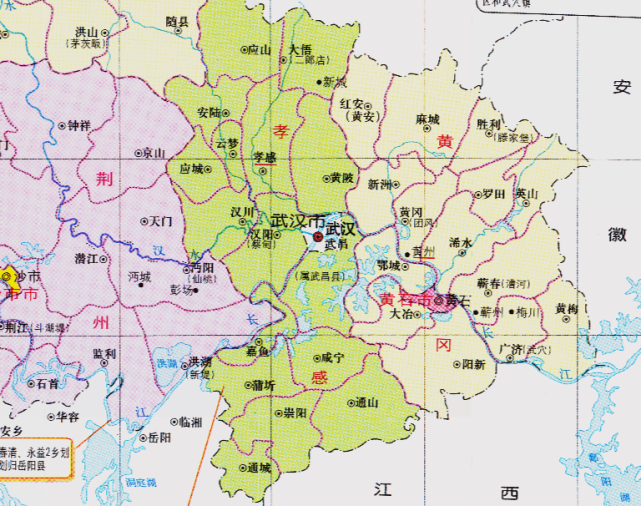 湖北省的區劃變動12個地級市之一黃岡市為何有10個區縣