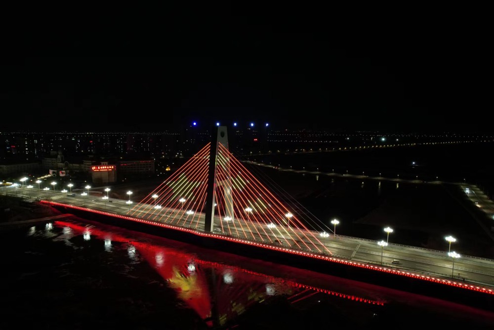 寿光市农圣街弥河大桥正式通车防洪能力可提高到50年一遇