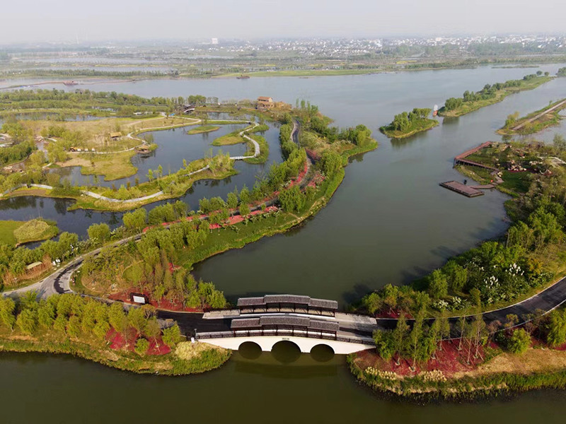 江淮生态大走廊添"碳库,扬州北湖湿地公园开门迎客_腾讯新闻