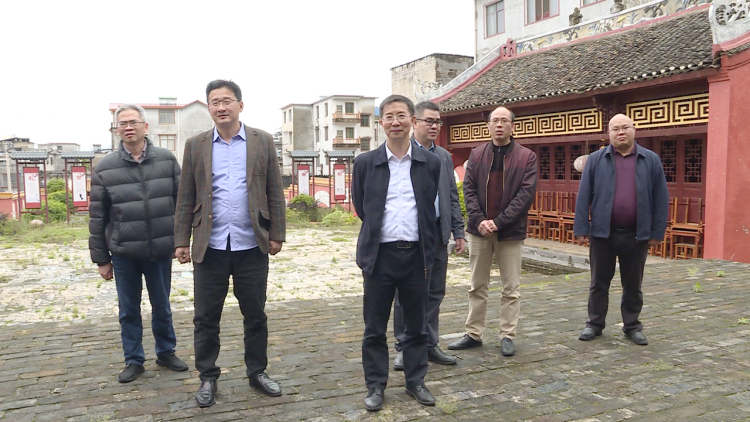 市委常委宣传部部长李剑思到我县调研文物保护与利用工作