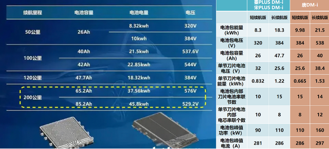 解析比亞迪在bev和phev中電池選用規格的不同