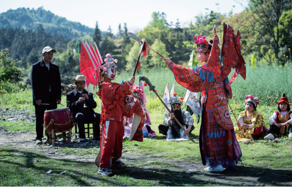 天柱乡村侗戏出少年