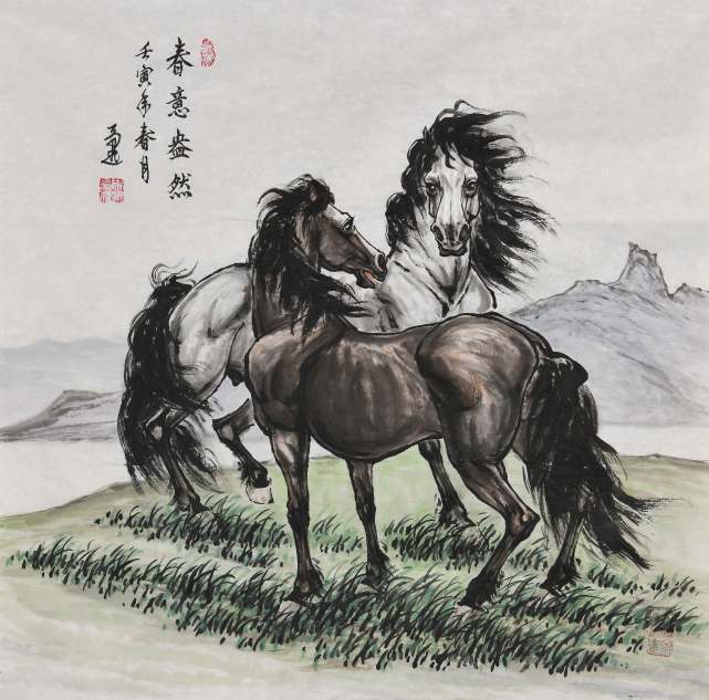 遇见春天当代书画家主题作品欣赏