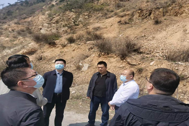 副市长袁国相到辽阳县检查指导防汛抗旱工作