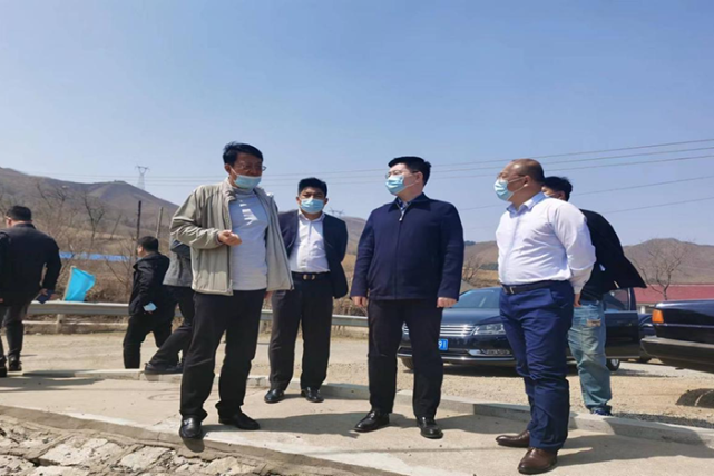 副市长袁国相到辽阳县检查指导防汛抗旱工作