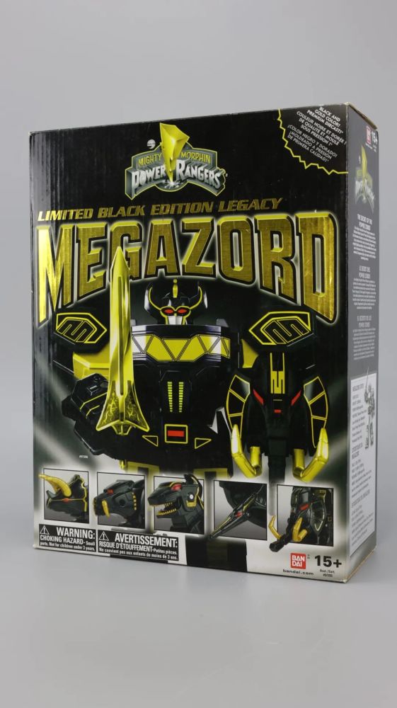 3500元的限量版恐龙战队大兽神麦克佐德黑金配色太酷了