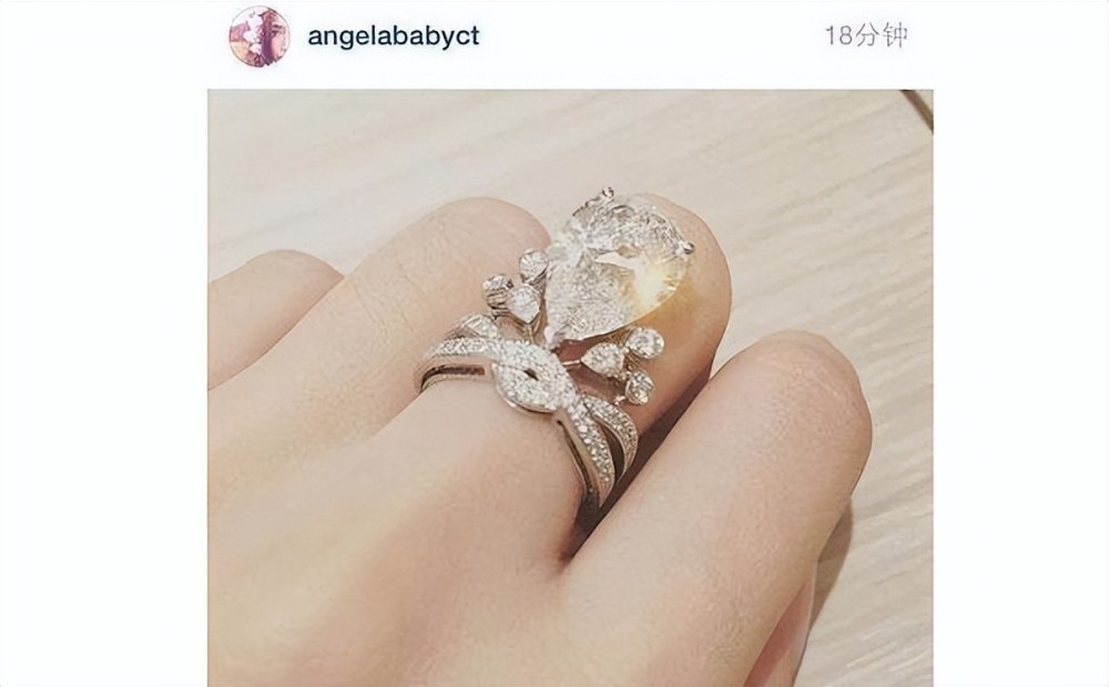46岁林心如戴baby同款鸽子蛋钻戒拍大片穿白裙颜值开挂终于惊艳