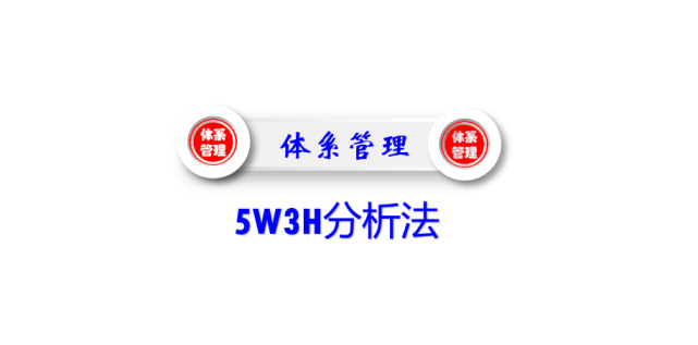 质量管理工具中的5w3h分析法