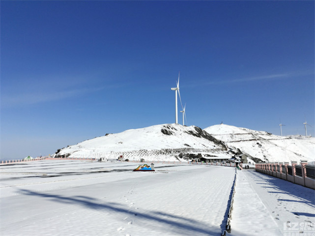 谷雨时节,来会泽大海草山看雪