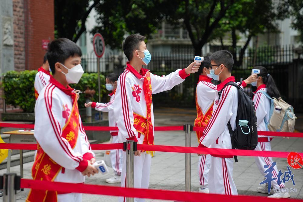 图集广州中学生白云区除外今天复课记者直击返校时刻