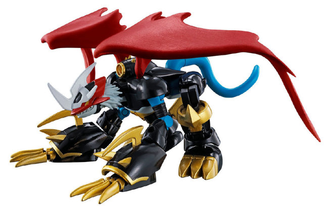 数码宝贝帝皇龙甲兽食玩掌动周边目前还原度最高的可变形玩具