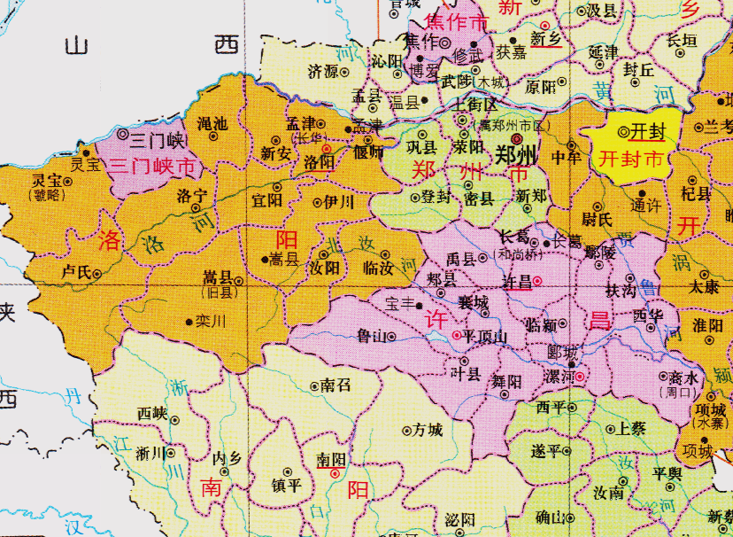 河南省的區劃變動17個地級市之一三門峽市為何有6個區縣