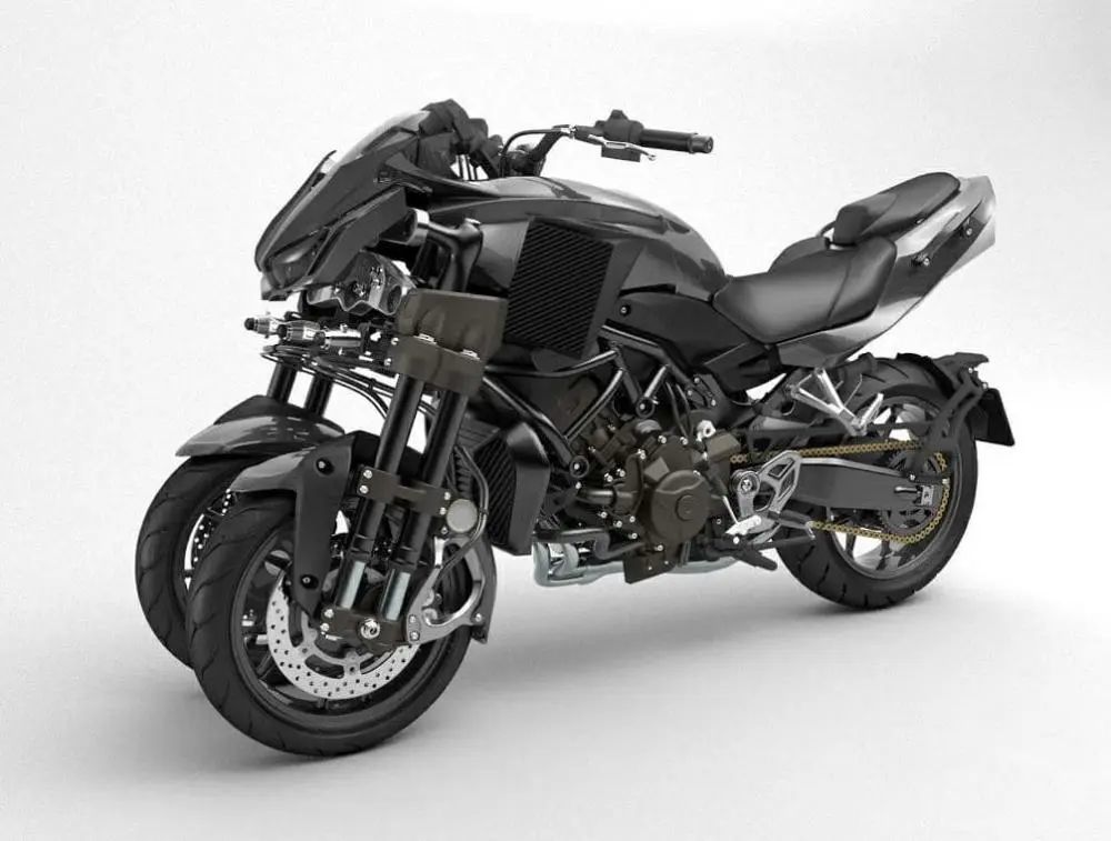 三轮驱动的雅马哈niken混动版_腾讯新闻