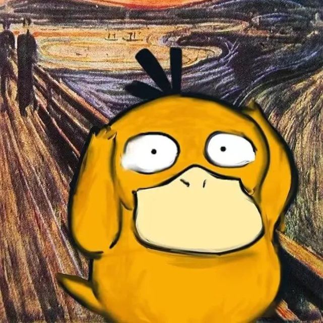 单人头像【谁说渣男只用可达鸭】