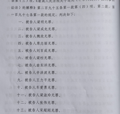 黑龙江黑河首起恶势力案13名被告再审均判无罪，11人已申请国赔