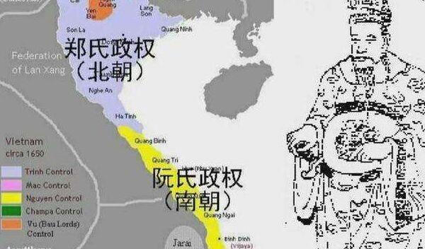 到公元1592年,后黎王朝灭掉了莫王朝,重新统一越南,此时后黎王朝已经