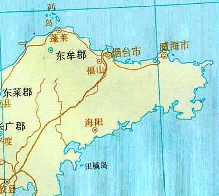 通过地图了解山东省威海市从古到今的历史变迁