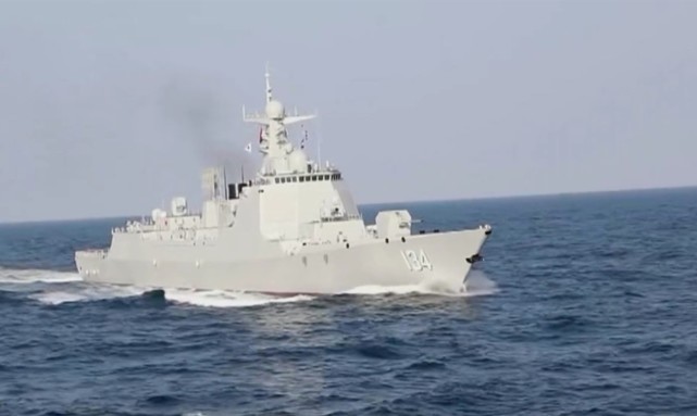 134绍兴舰亮相,"浙江队"添上档次的大舰