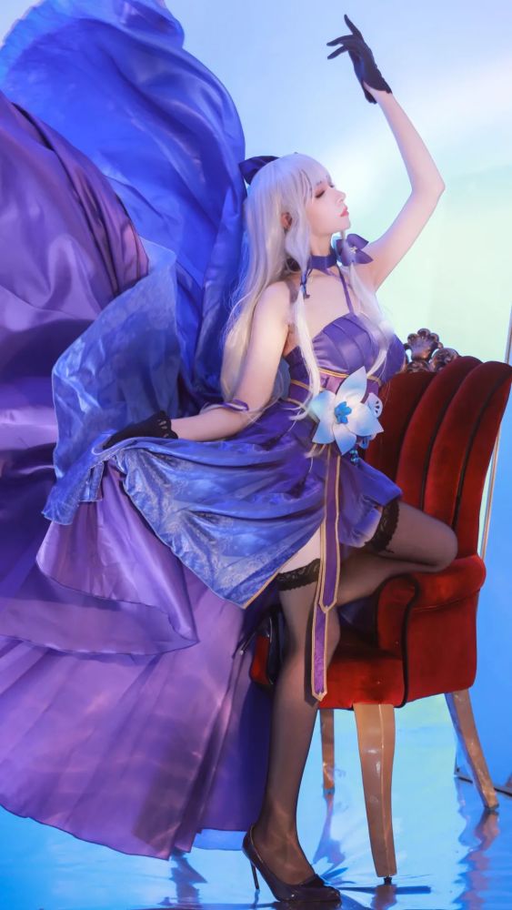 cos:碧蓝航线光辉礼服cos正片@顾影帘_腾讯新闻