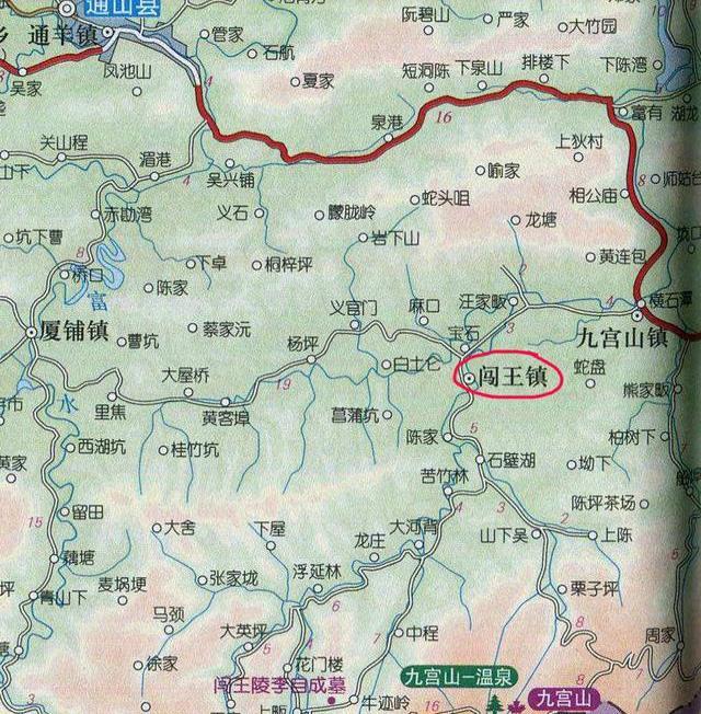 通江县空山镇地图图片