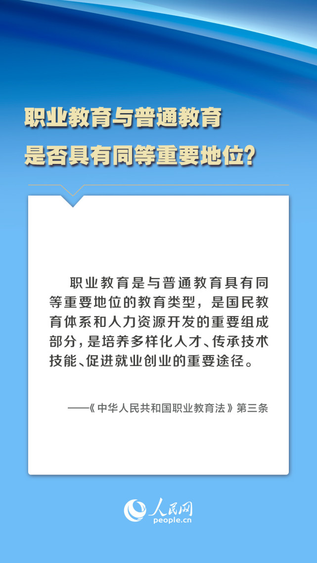 新修訂的職業教育法5月1日起施行,將帶來這些變化