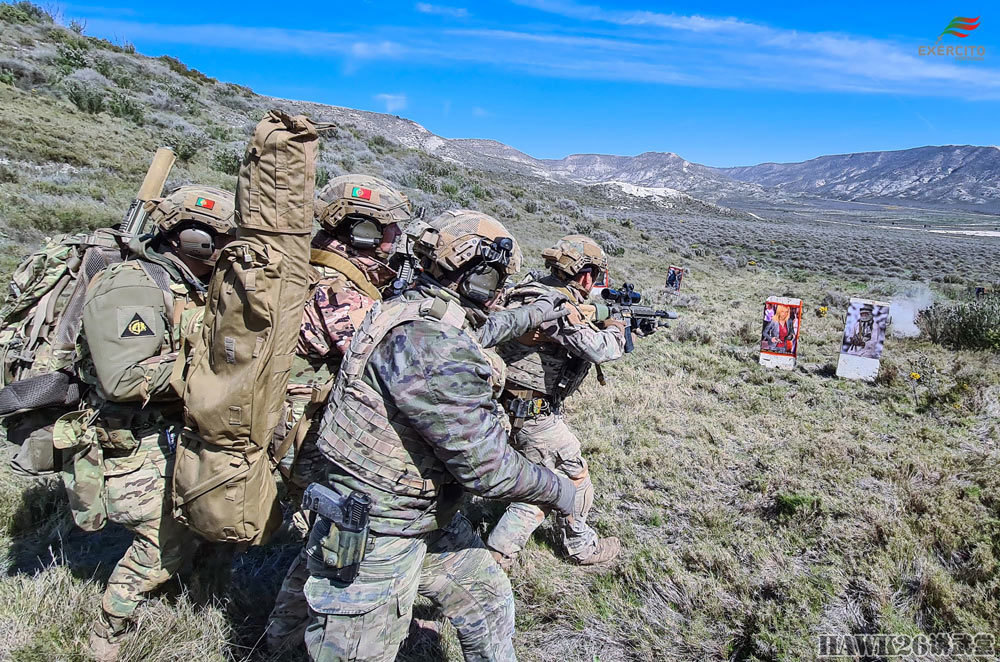 葡萄牙特种部队远程精度演习g28axmc狙击步枪切换使用