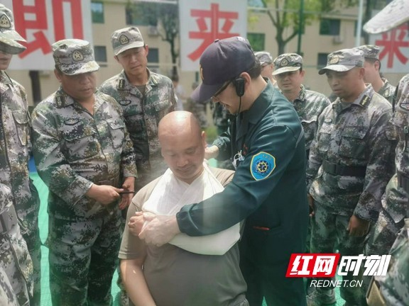 郴州_北湖区健康科普宣讲走进民兵应急营