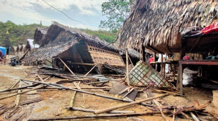 暴风肆虐，缅甸若开2个难民营上百所房屋受损跟买家推广华为手机的英语对话