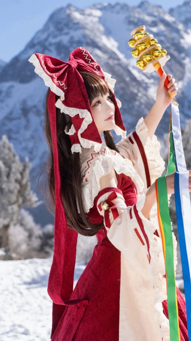 cos:东方project博丽灵梦cos正片@元素