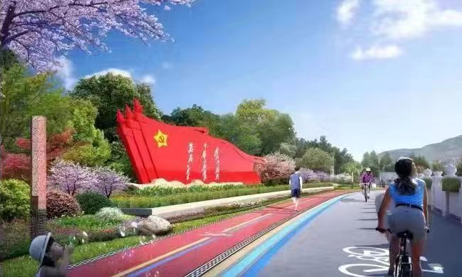 江南滨河文化街效果图同时,巴塘将以项目建设推动红色文化事业发展