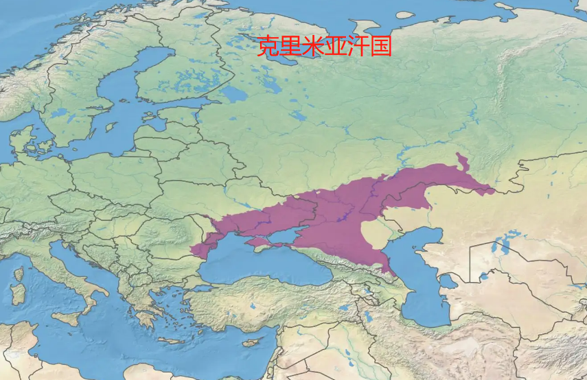 它继承了钦察汗国的衣钵,统治了克里米亚半岛和半岛北部的大片草原