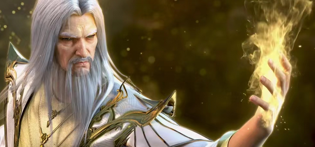 从官方放出的预告来看,出现了三位新人物,这三位分别是黑瞳老人和华骨