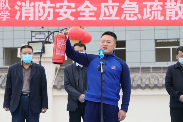 消防安全进校园水洛中学举行消防安全应急疏散演练暨消防技能培训活动