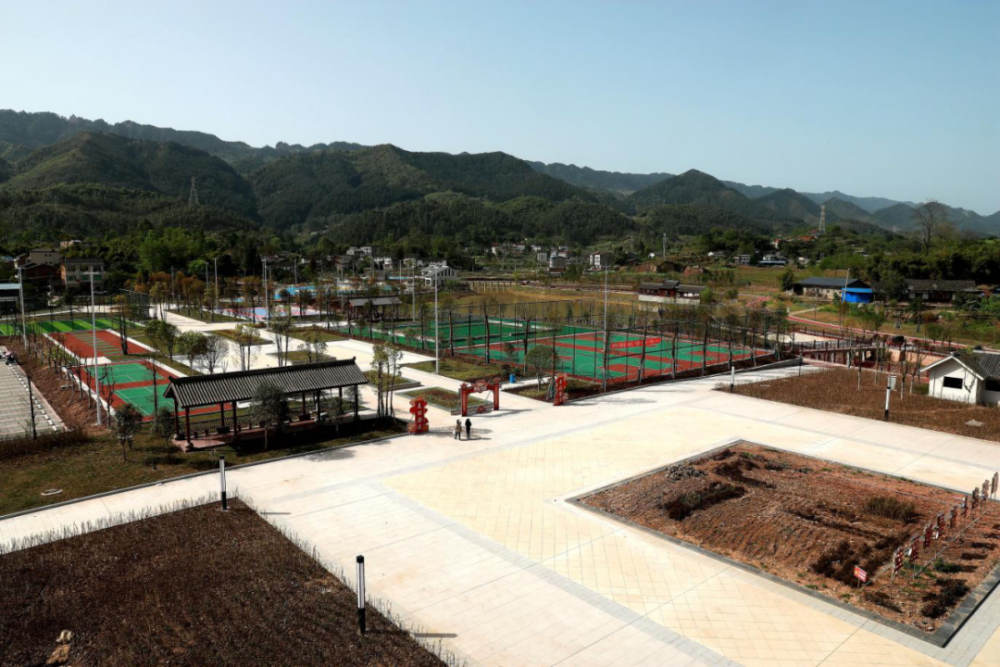 城市体育公园项目重庆市2022年体育民生实事垫江澄溪镇兴澄体育公园