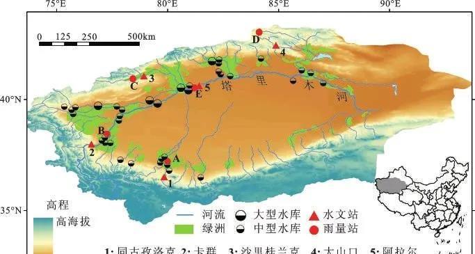 浩瀚無垠的沙漠沒能阻止尼羅河三角洲問世卻使塔里木河斷流