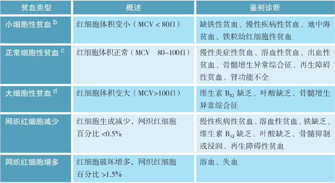 贫血分类图片