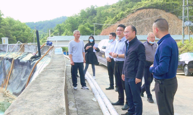 县领导钟平,钟琳,陈泽贤陪同.