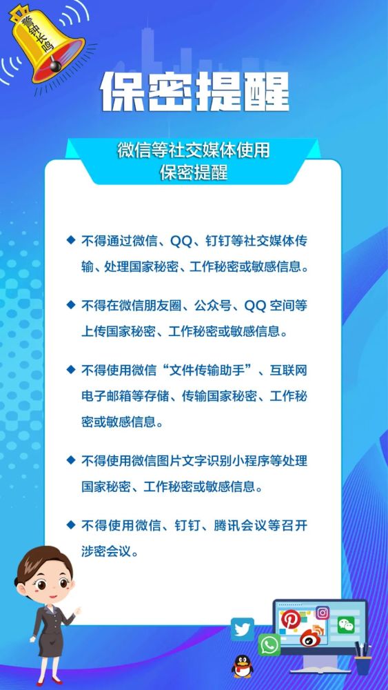警钟长鸣这里有你需要的保密提醒
