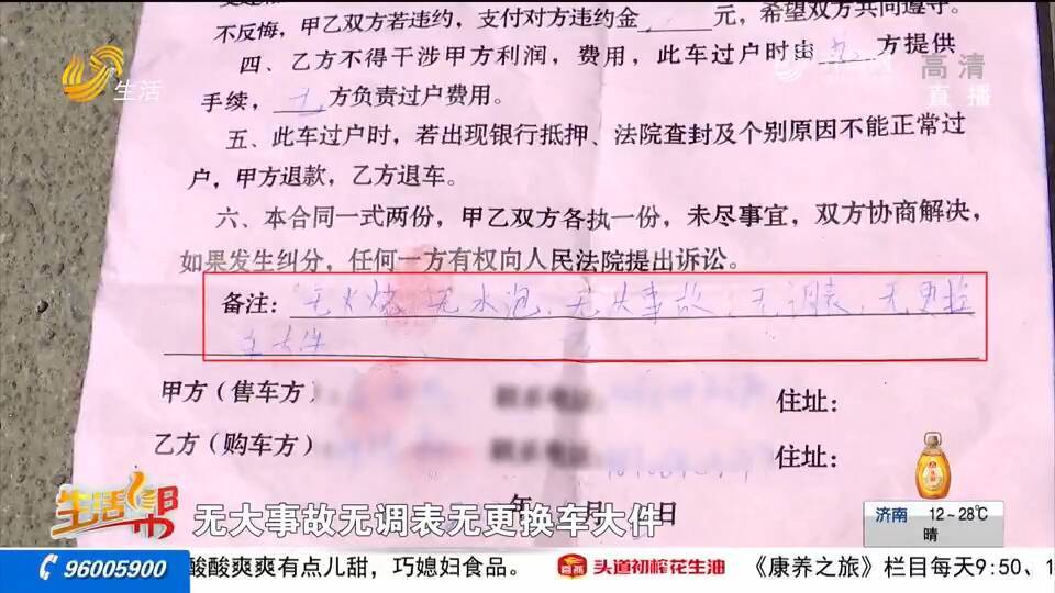 济南：买的二手车里程表被动过手脚能退吗？