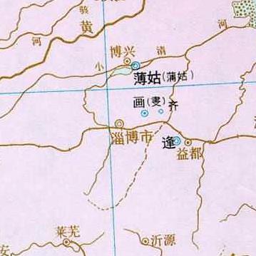 通过地图，了解山东省淄博市从古到今的历史变迁