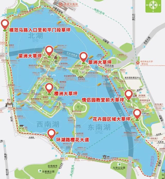 帐篷"填满"玄武湖!园区发布露营注意事项