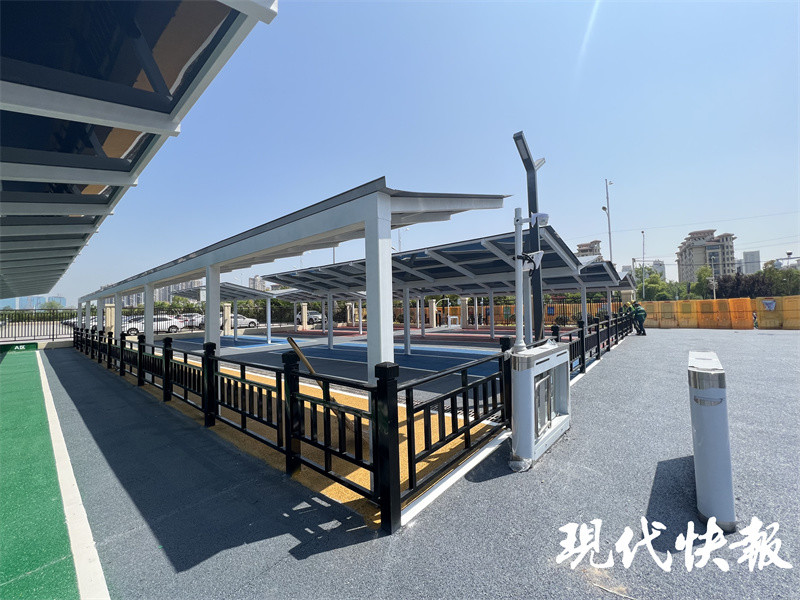能充电遮雨南京江北30版非机动车停车场即将启用