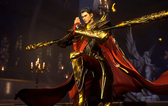 斗罗大陆唐三昊天九绝压制盘龙棍三叉戟爆燃觉醒击溃降魔第九魂技