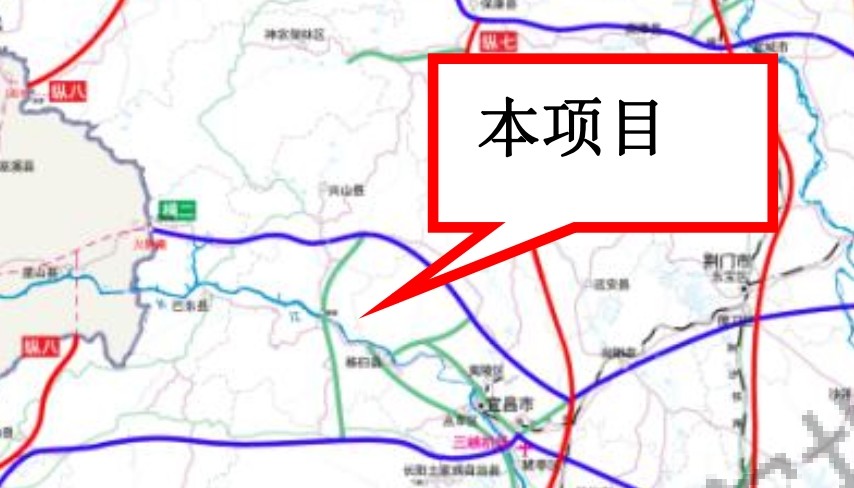 十宜高速大部分位于宜昌市境内,宜昌段的长度为175公里,是整个项目的