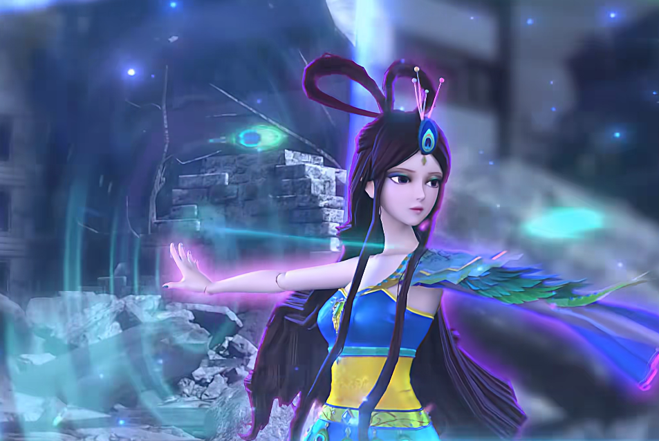 叶罗丽:罗丽和孔雀的"8字头"是什么造型?这都属于少女发型_腾讯新闻